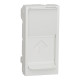 Накладка для розетки RJ45 1 модуль Unica New Schneider Electric білий NU941018