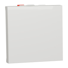 Переключатель 1-клавишный (2 модуля) 10А Unica New Schneider Electric белый NU320318