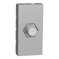 Розетка Coaxial F-type (1 модуль) Unica New Schneider Electric алюміній NU346830