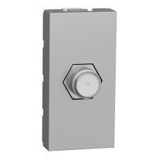 Розетка Coaxial F-type (1 модуль) Unica New Schneider Electric алюминий NU346830