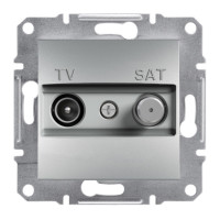 Розетка TV-SAT конечная 1 dB Asfora Schneider Electric алюминий EPH3400161