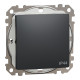 Вимикач одноклавішний IP44 10А-250В чорний Sedna Design Schneider Electric SDD214101