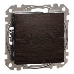Выключатель одноклавишный венге Sedna Design & Element SDD181101L