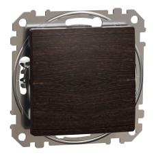 Выключатель одноклавишный венге Sedna Design & Element SDD181101L