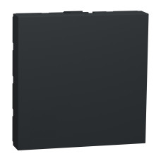 Заглушка (2 модуля) Unica New Schneider Electric антрацит NU986654