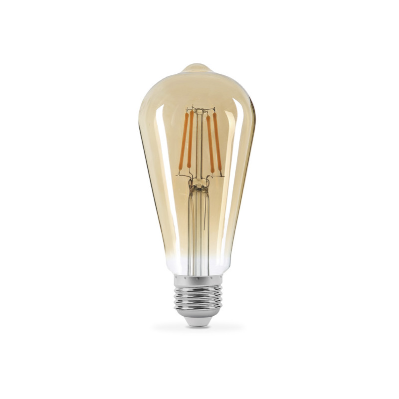 Світлодіодна лампа TITANUM  Filament ST64 6W E27 2200K бронза (TLFST6406272A)