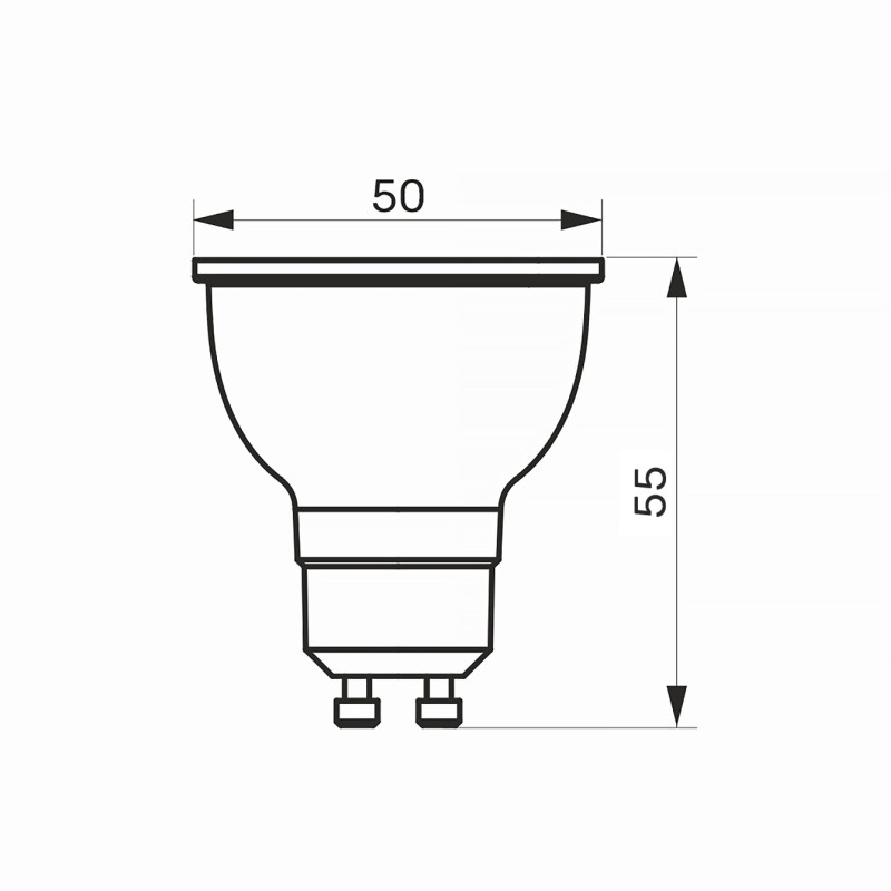 Світлодіодна лампа TITANUM MR16 6W GU10 4100K (TLMR1606104)