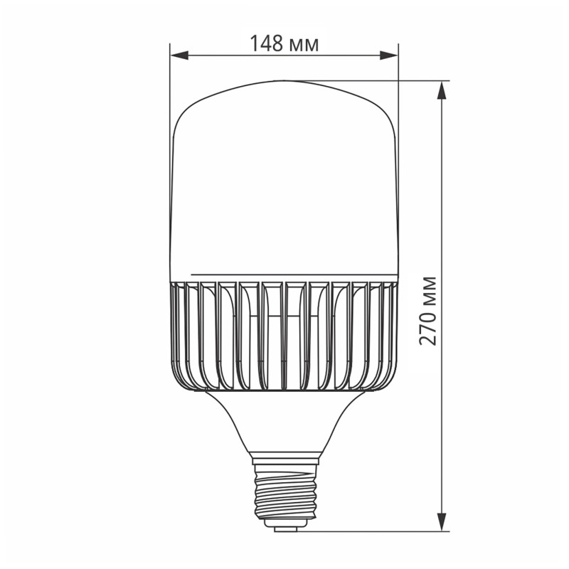 Світлодіодна лампа VIDEX A145 100W E40 5000K (VL-A145-100405)