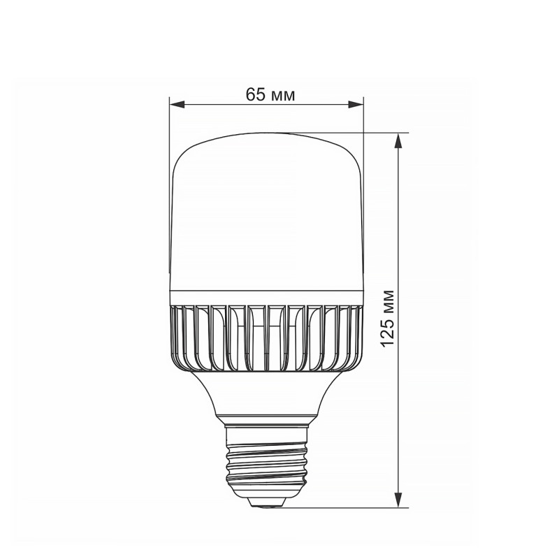 Світлодіодна лампа VIDEX A65 20W E27 5000K (VL-A65-20275)