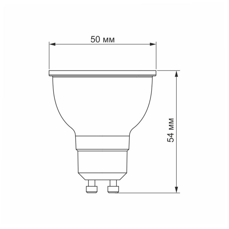 Светодиодная лампа VIDEX MR16e 6W GU10 3000K (VL-MR16e-06103)