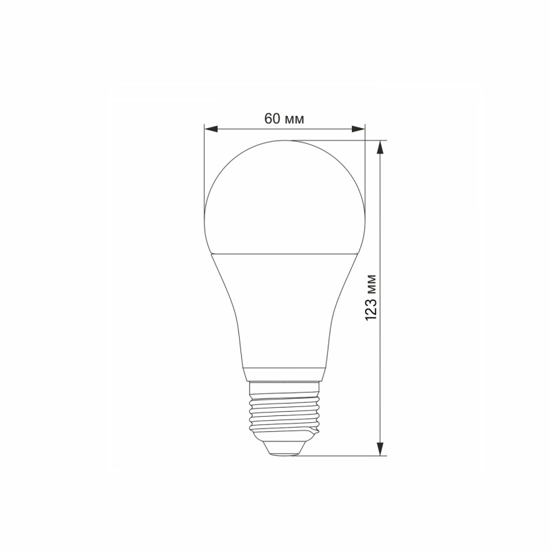 Светодиодная лампа VIDEX A65e 15W E27 3000K (VL-A65e-15273)