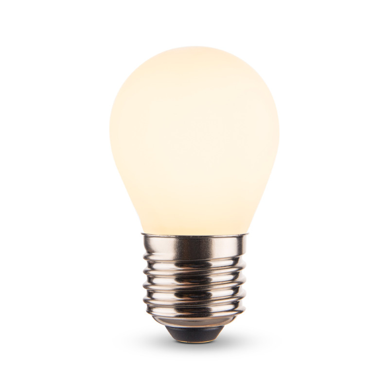 Светодиодная лампа VIDEX Filament 4W E27 3000K Porcelain dimmable (VL-DG45MO)