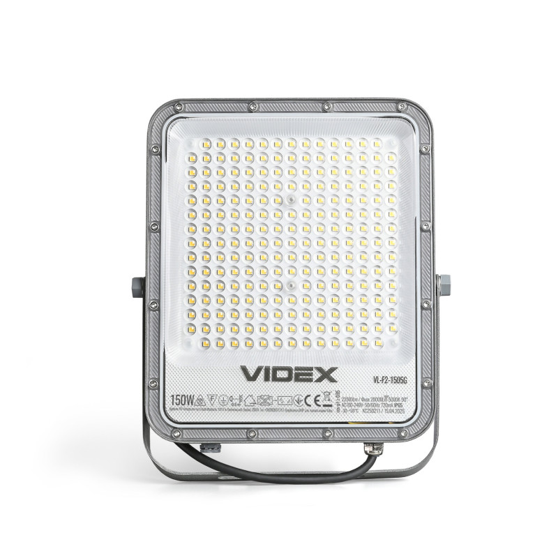 Світлодіодний прожектор VIDEX PREMIUM F2 150W 5000K (VL-F2-1505G)