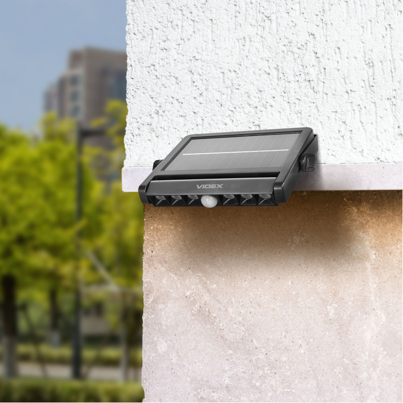 Світлодіодний світильник автономний настінний IP54 VIDEX 600Lm 5000K Сенсорний (VL-WLSO-025-S)