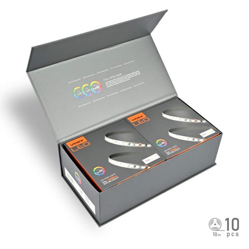 LED лента VIDEX DC12V 120W 10M 2700K Ra98 IP20 (VL-LST28144-12122-B10)