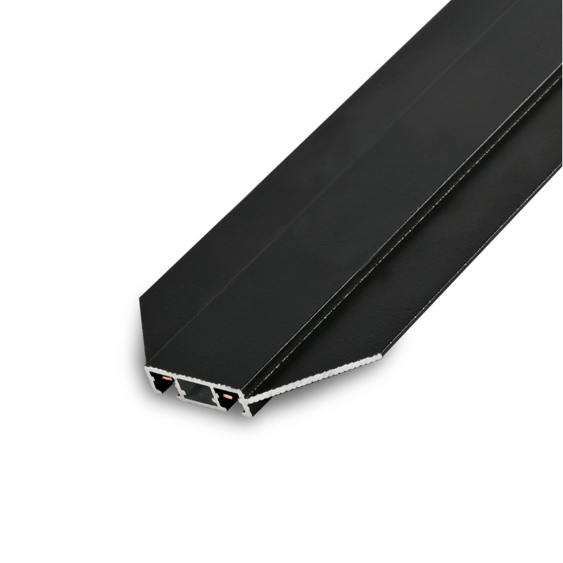 Магнітний шинопровід трековий врізний VIDEX FTR20B 2м чорний VL-TRMS-FTR20B