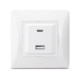 Розетка USB-A+USB-C PD20W белая VIDEX BINERA