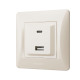 Розетка USB-A+USB-C PD20W кремовая VIDEX BINERA (VF-BNCHRUC20-CR)