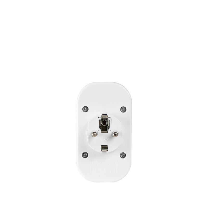 Сетевой разветвитель с заземлением 2 гнезда белый TITANUM STANDARD (ТF-MR216G-W)