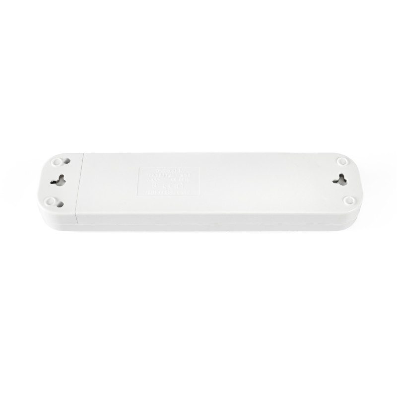 Колодка удлинителя 5п без заземления белая TITANUM STANDART