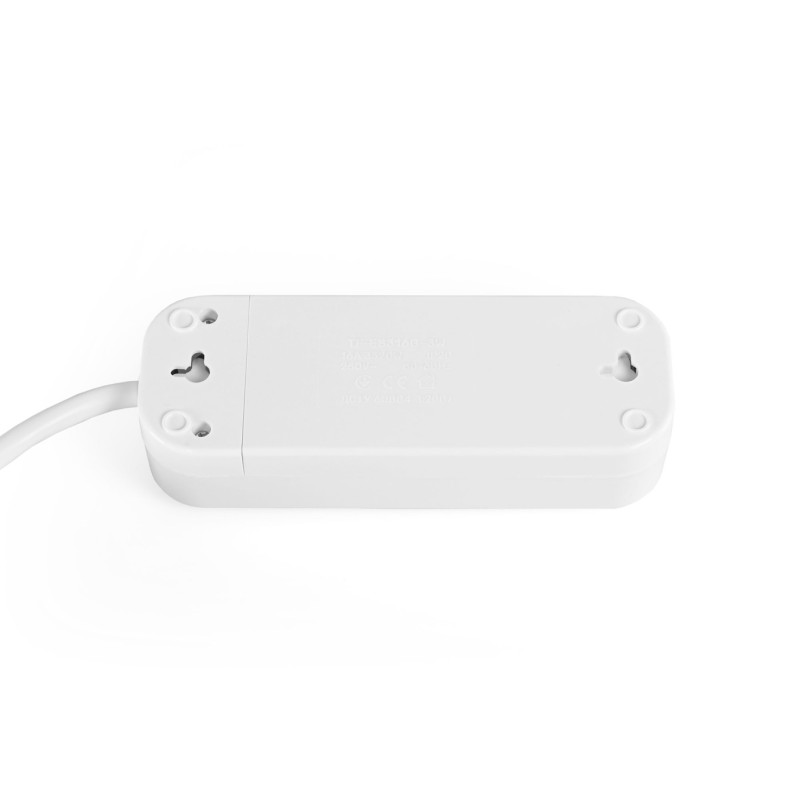 Подовжувач мережевий із заземленням 3 гнізда 3м (3x1.5мм) білий TITANUM STANDARD (TF-ES316G-3W)