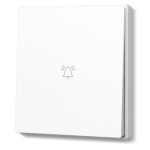 Кнопка дзвінка біла матова VIDEX NOTA (VF-NT-DB1-WH)