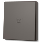 Кнопка дзвінка мокко VIDEX NOTA (VF-NT-DB1-BR)