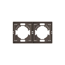 Рамка мокко на 2 места горизонтальная VIDEX NOTA (VF-NT-FR2H-BR)