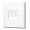 Розетка CAT6e одинарна комп'ютерна біла матова VIDEX NOTA (VF-NT-SK1PC6-WH)