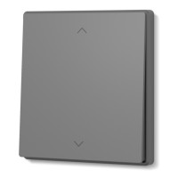 Выключатель одноклавишный проходной серый графит VIDEX NOTA (VF-NT-SW1P-GR)