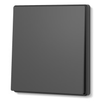 Выключатель одноклавишный угольно-черный VIDEX NOTA (VF-NT-SW1-BL)