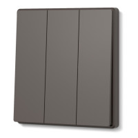 Вимикач триклавішний мокко VIDEX NOTA (VF-NT-SW3-BR)