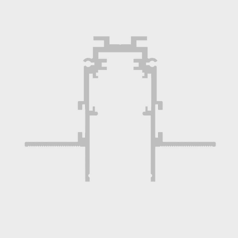 Шинопровід магнітний RAYFOR MT-G Rail білий врізний 2м під гіпсокартон 12мм ( 1120001 )