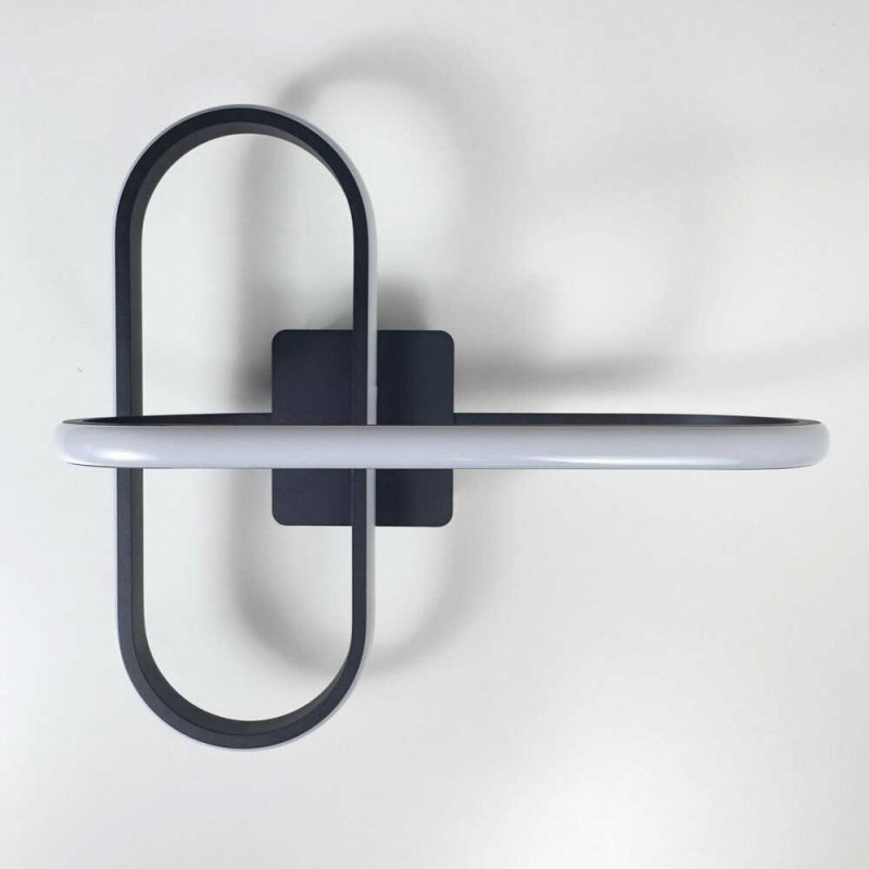 Світильник LED smart SKYLER-3D +пульт 90W 3000-5000K IP20 чорний Violux ( 220875 )