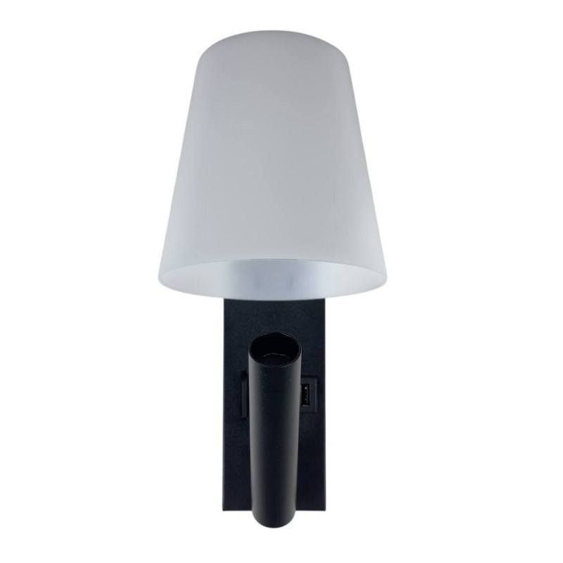 Светильник настенный бра Violux UMBRELLA USB+TYPE-C VIOLUX 3W 4200K IP20 черный ( 552123 )