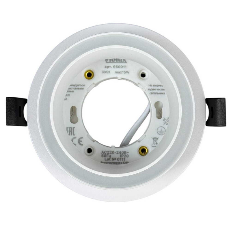 Светильник точечный Violux TORONTO-R GX53 IP20 белый ( 130012 )