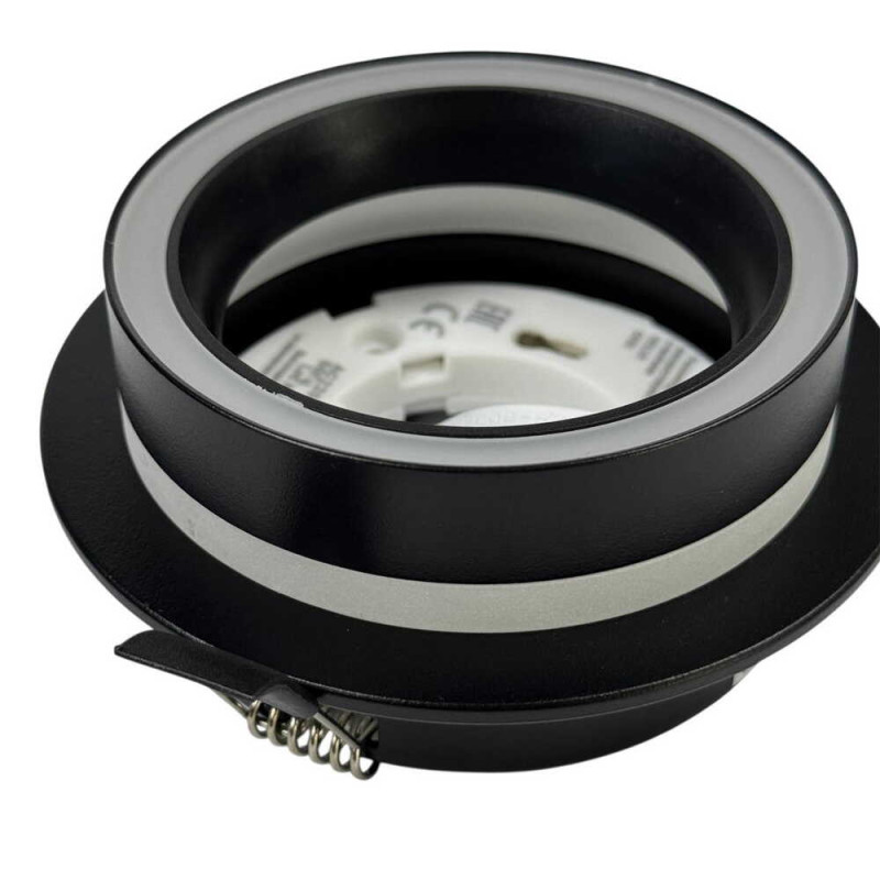 Светильник точечный Violux TORONTO-R GX53 IP20 черный ( 130109 )