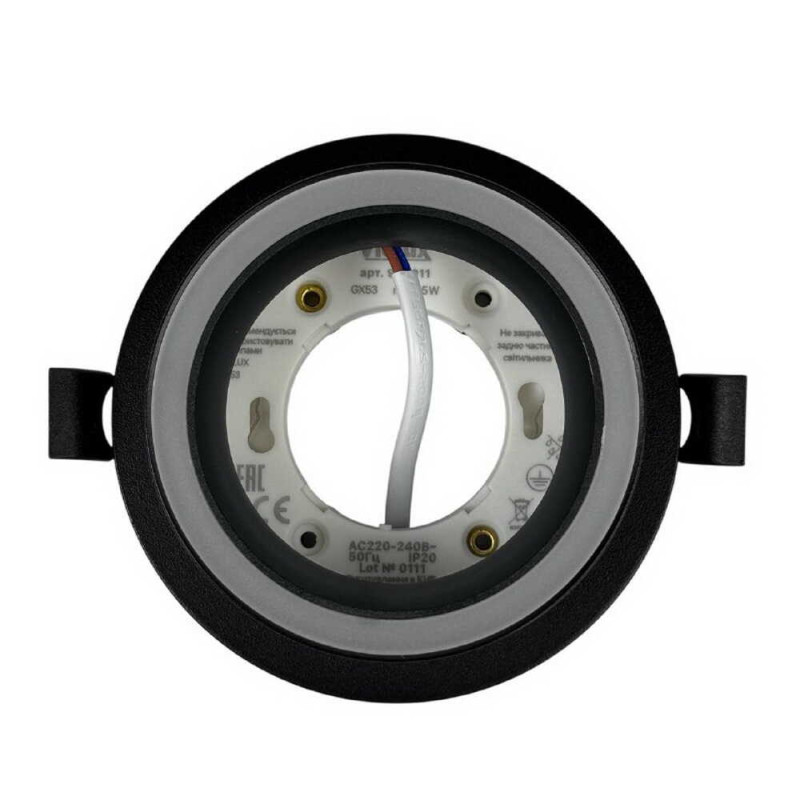 Светильник точечный Violux TORONTO-R GX53 IP20 черный ( 130109 )