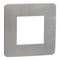 Рамка 1-постовая Unica Studio хром/антрацит Schneider Electric NU280256