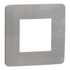 Рамка 1-постовая Unica Studio хром/антрацит Schneider Electric NU280256