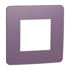 Рамка 1-постовая Unica Studio лиловая/белая Schneider Electric NU280214