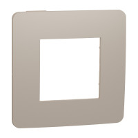 Рамка 1-постовая Unica Studio песочная/бежевая Schneider Electric NU280227
