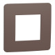 Рамка 1-постовая Unica Studio шоколад/белая Schneider Electric NU280216