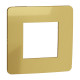 Рамка 1-постовая Unica Studio золото/бежевая Schneider Electric NU280260