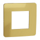 Рамка 1-постовая Unica Studio золото/белая Schneider Electric NU280259