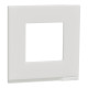 Рамка 1-постовая горизонтальная Unica Pure матовое стекло/белая Schneider Electric NU600289