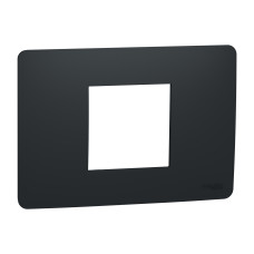 Рамка 2-модульная Unica Studio антрацит Schneider Electric NU210254