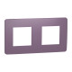 Рамка 2-постова Unica Studio лілова/бежева Schneider Electric NU280415