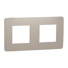 Рамка 2-постовая Unica Studio песочная/бежевая Schneider Electric NU280427