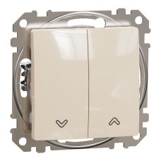 Выключатель для жалюзи бежевый Sedna Design & Elements Schneider Electric SDD112104